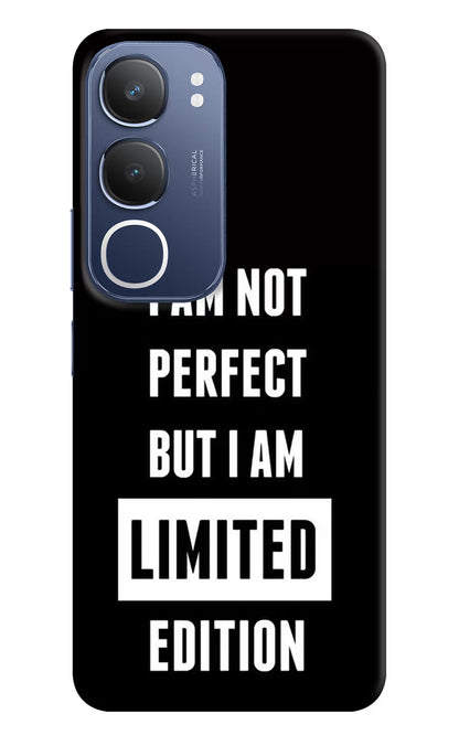 I Am Not Perfect But I Am Limited Edition Vivo Y29 5G Back Cover