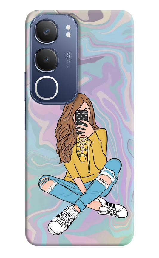 Selfie Girl Vivo Y29 5G Back Cover