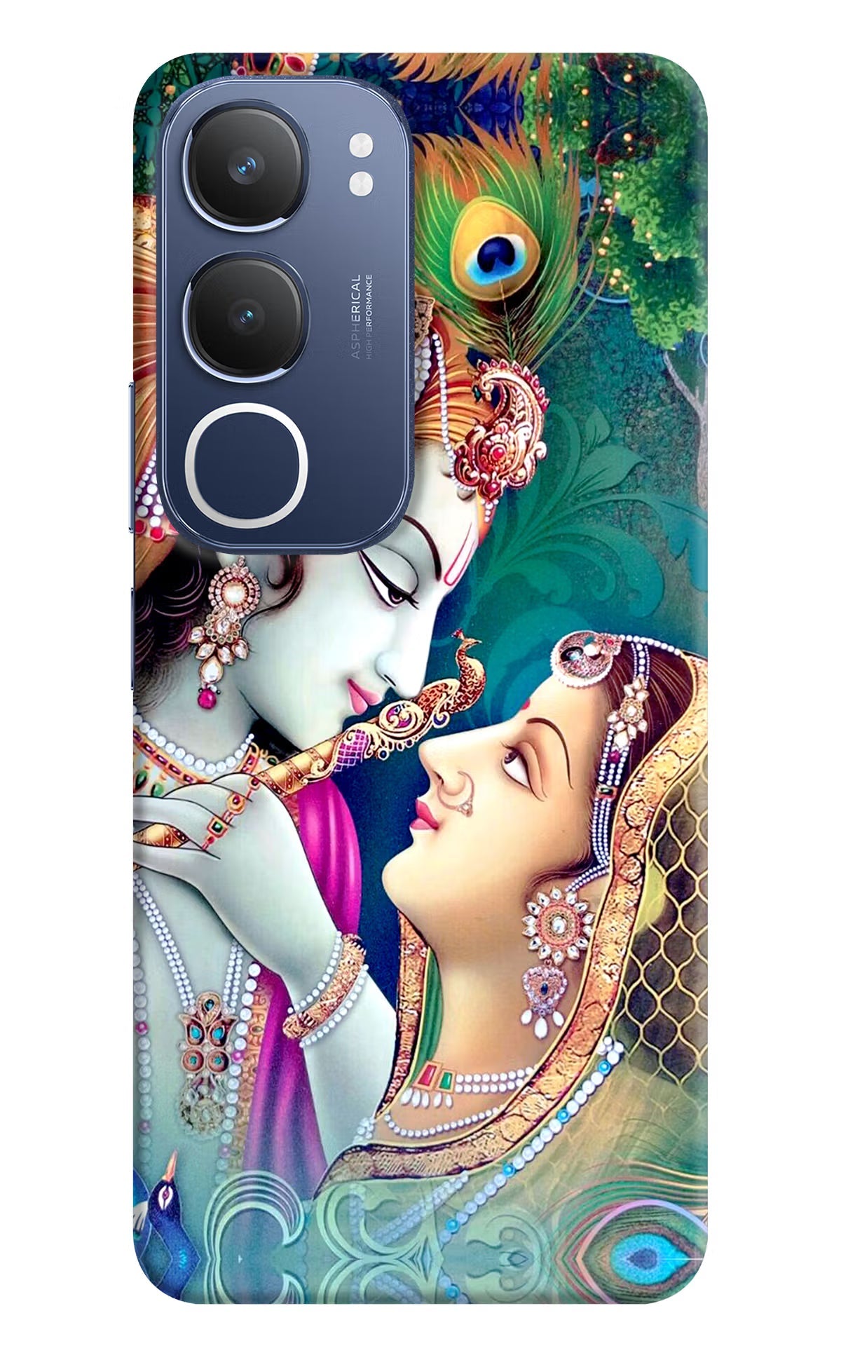 Lord Radha Krishna Vivo Y29 5G Back Cover