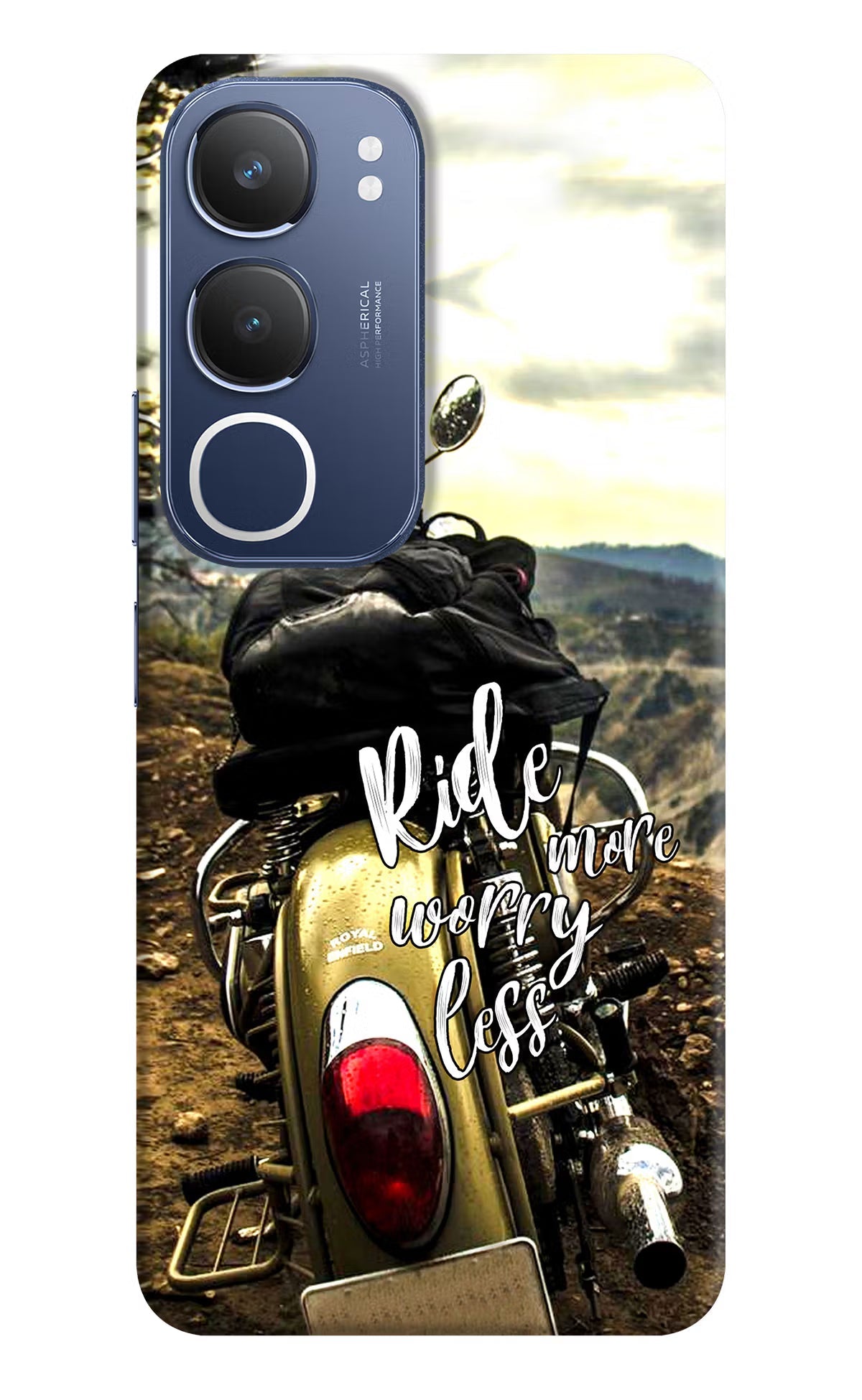 Ride More Worry Less Vivo Y29 5G Back Cover