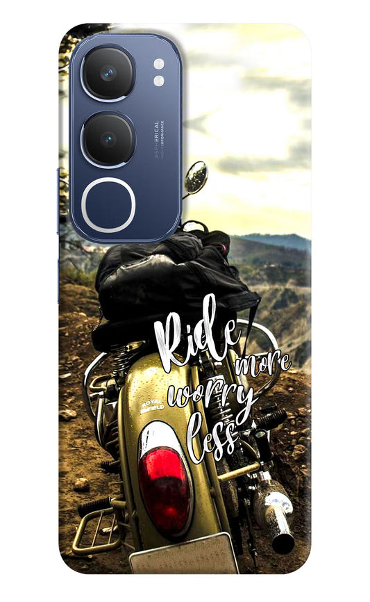 Ride More Worry Less Vivo Y29 5G Back Cover