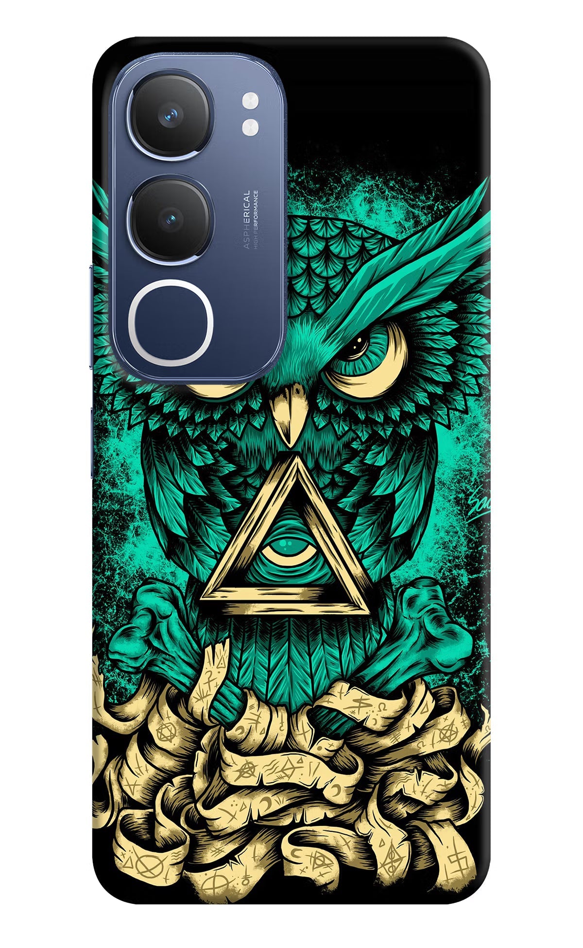 Green Owl Vivo Y29 5G Back Cover