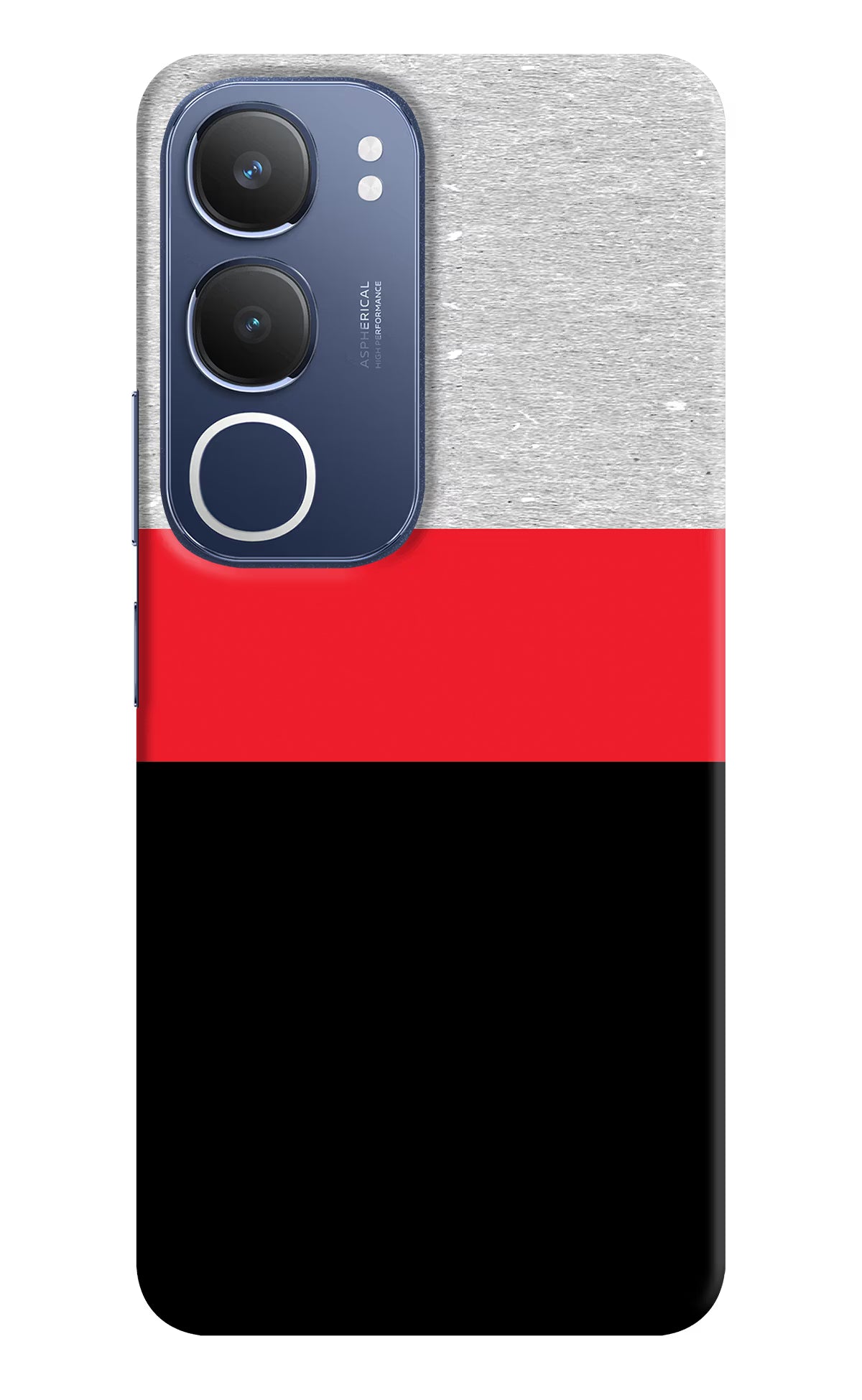 Tri Color Pattern Vivo Y29 5G Back Cover