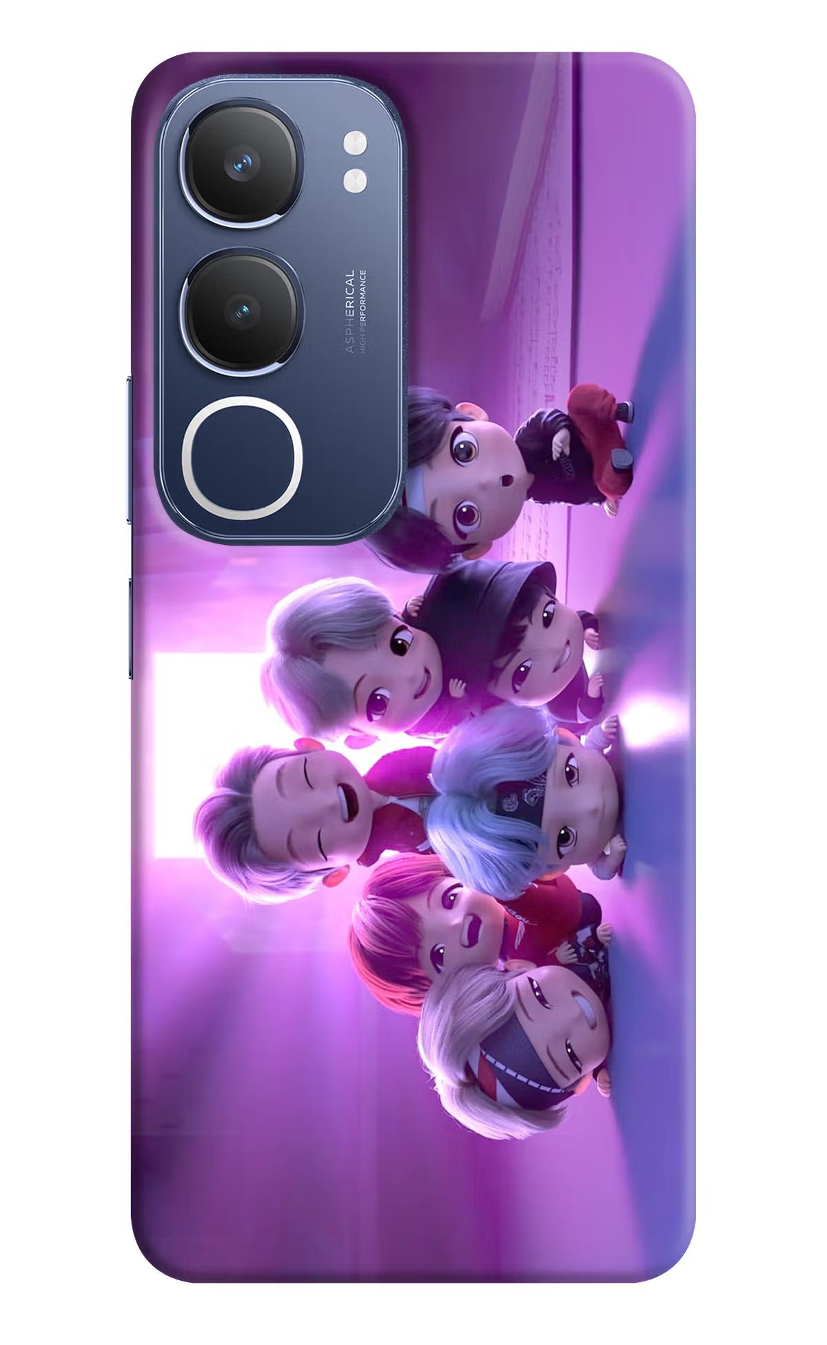 BTS Chibi Vivo Y29 5G Back Cover