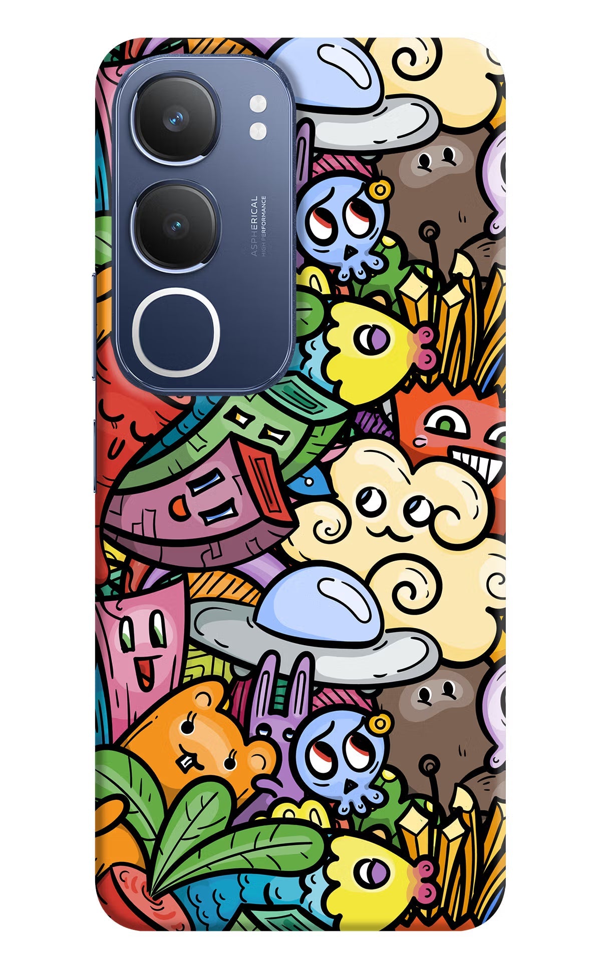 Veggie Doodle Vivo Y29 5G Back Cover