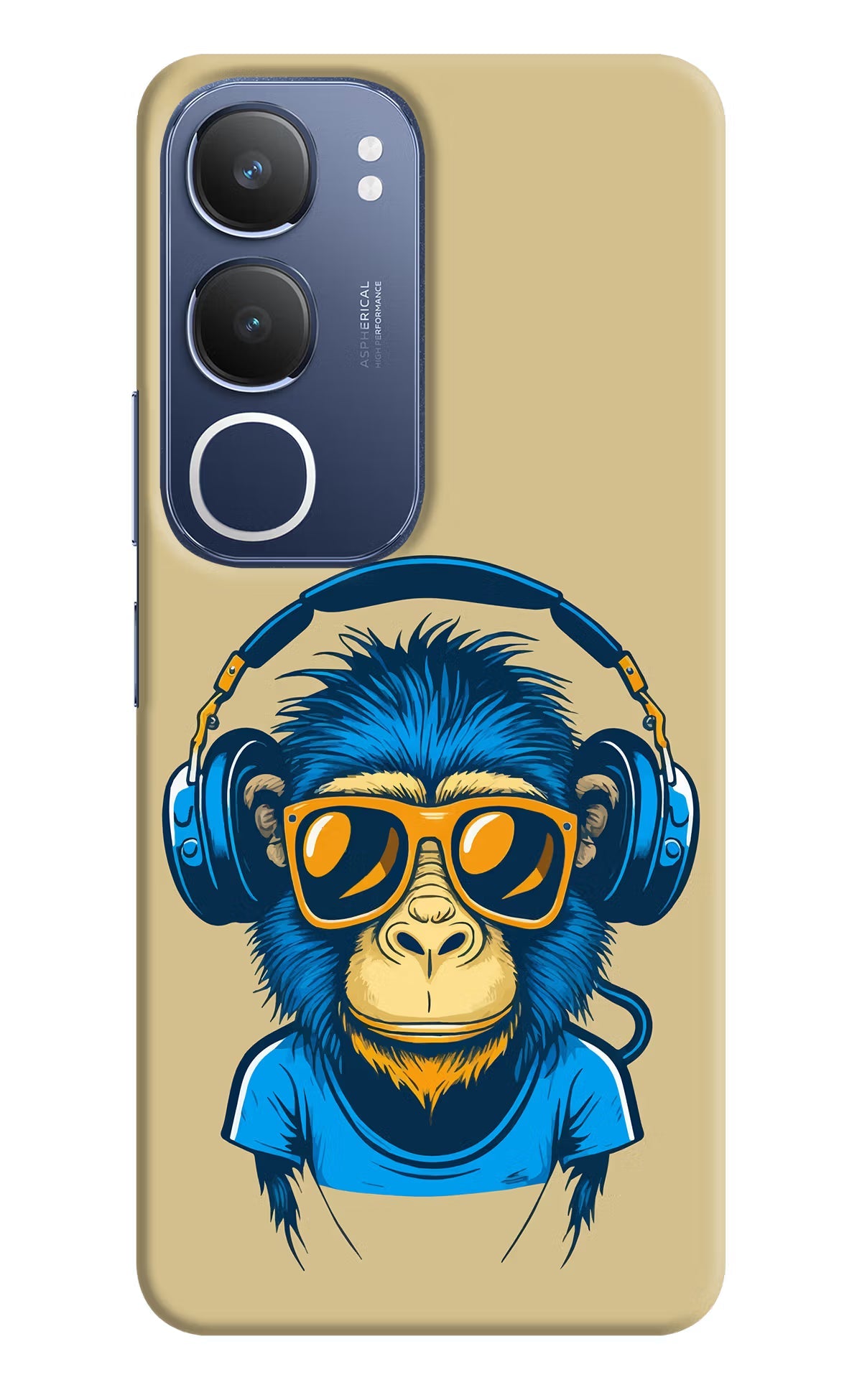 Monkey Headphone Vivo Y29 5G Back Cover