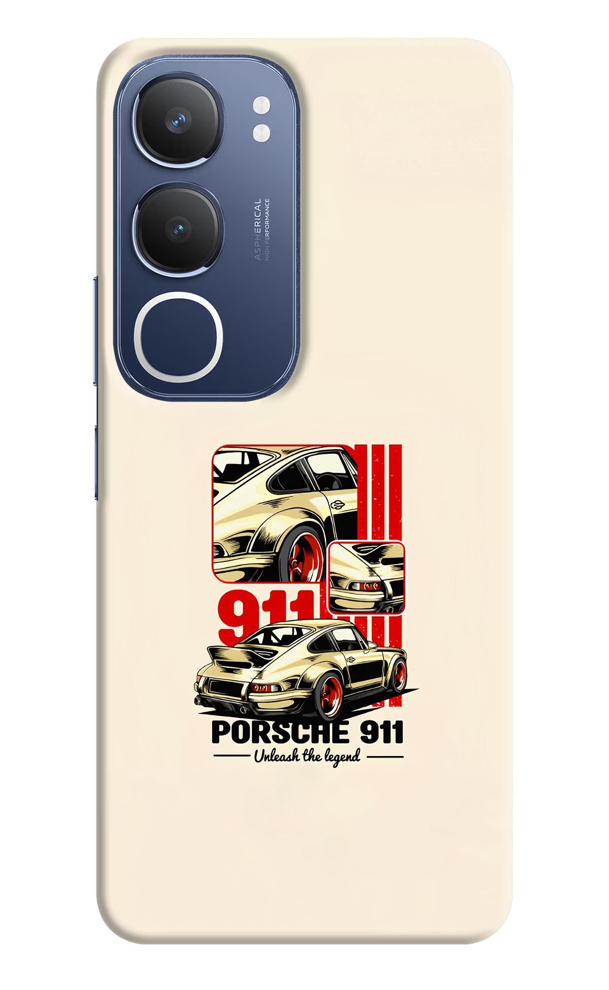 Classic Porsche 911 Vivo Y29 5G Back Cover