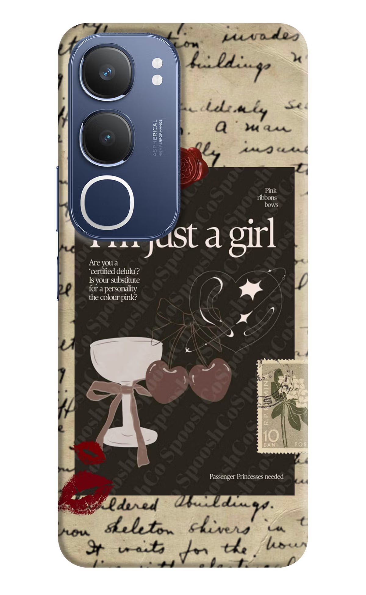 I am just a girl Vivo Y29 5G Back Cover