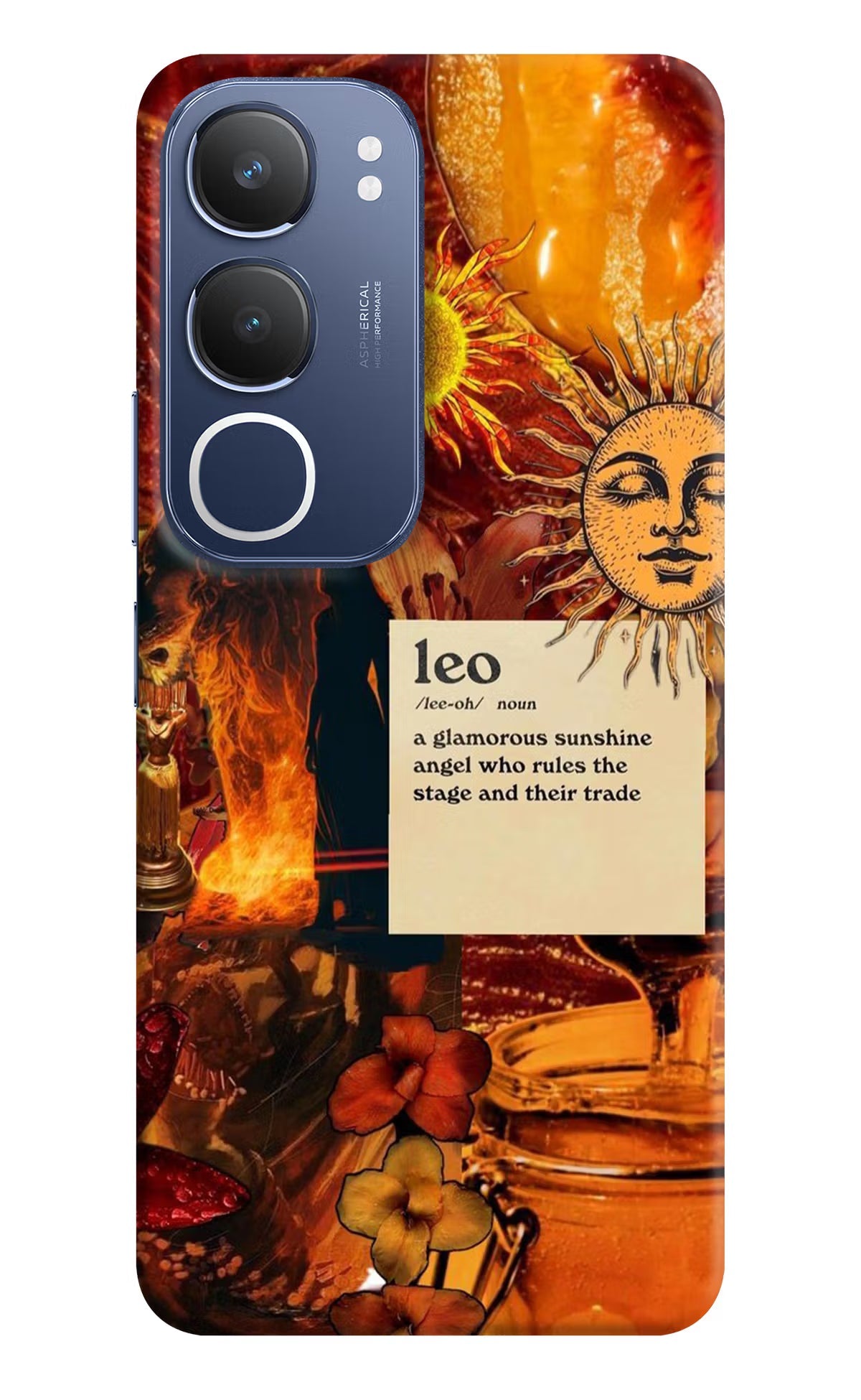 Leo Zodiac Vivo Y29 5G Back Cover