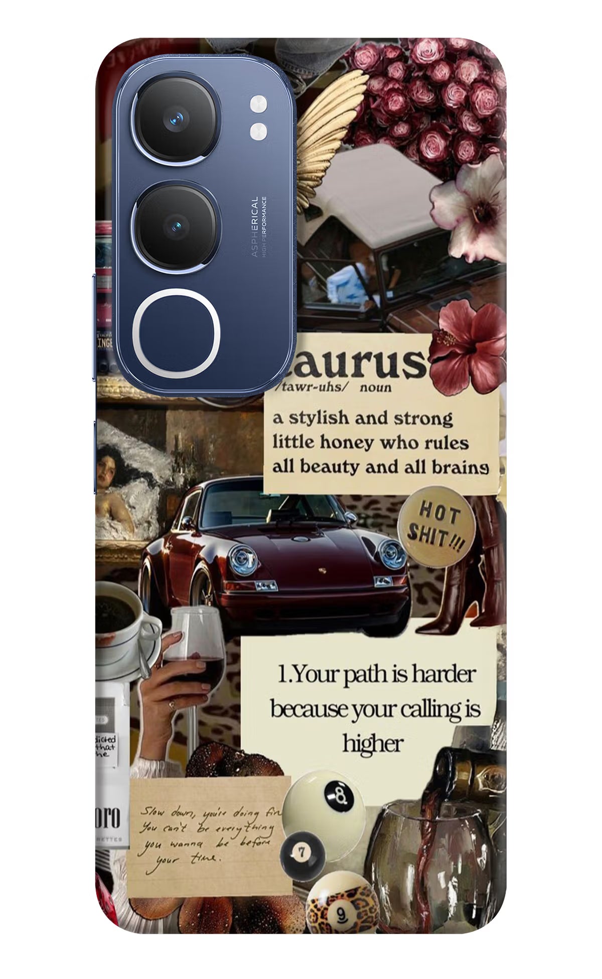 Taurus Zodiac Vivo Y29 5G Back Cover