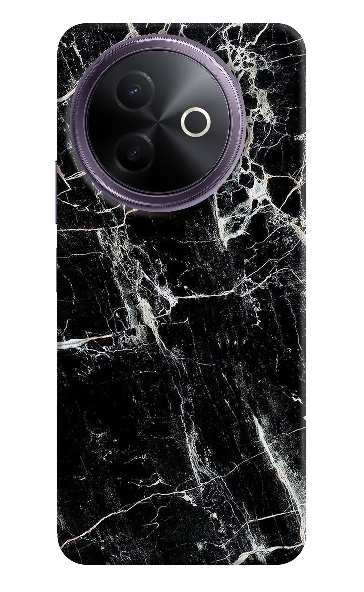 Black Marble Texture Vivo Y39 5G Back Cover