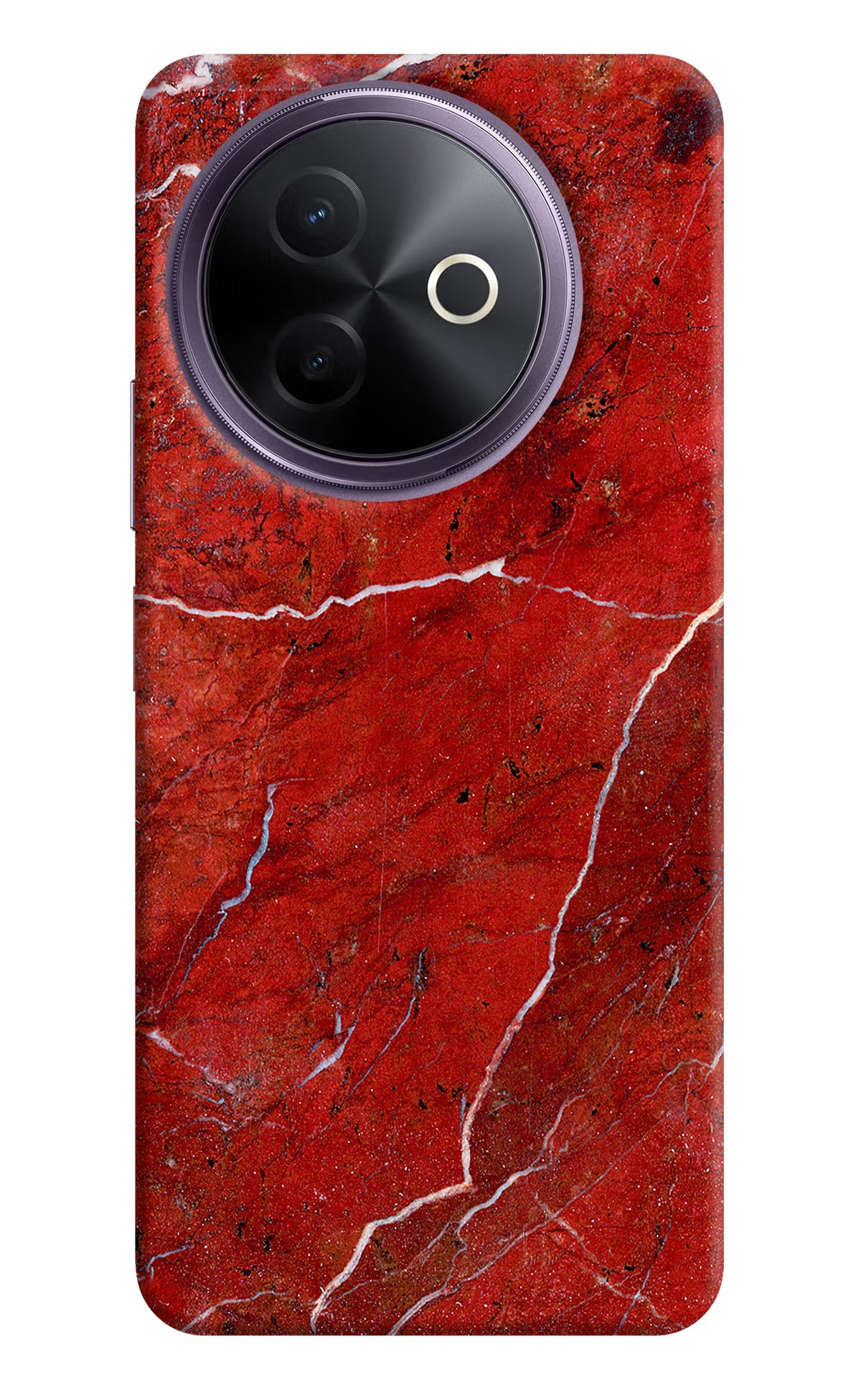 Red Marble Design Vivo Y39 5G Back Cover