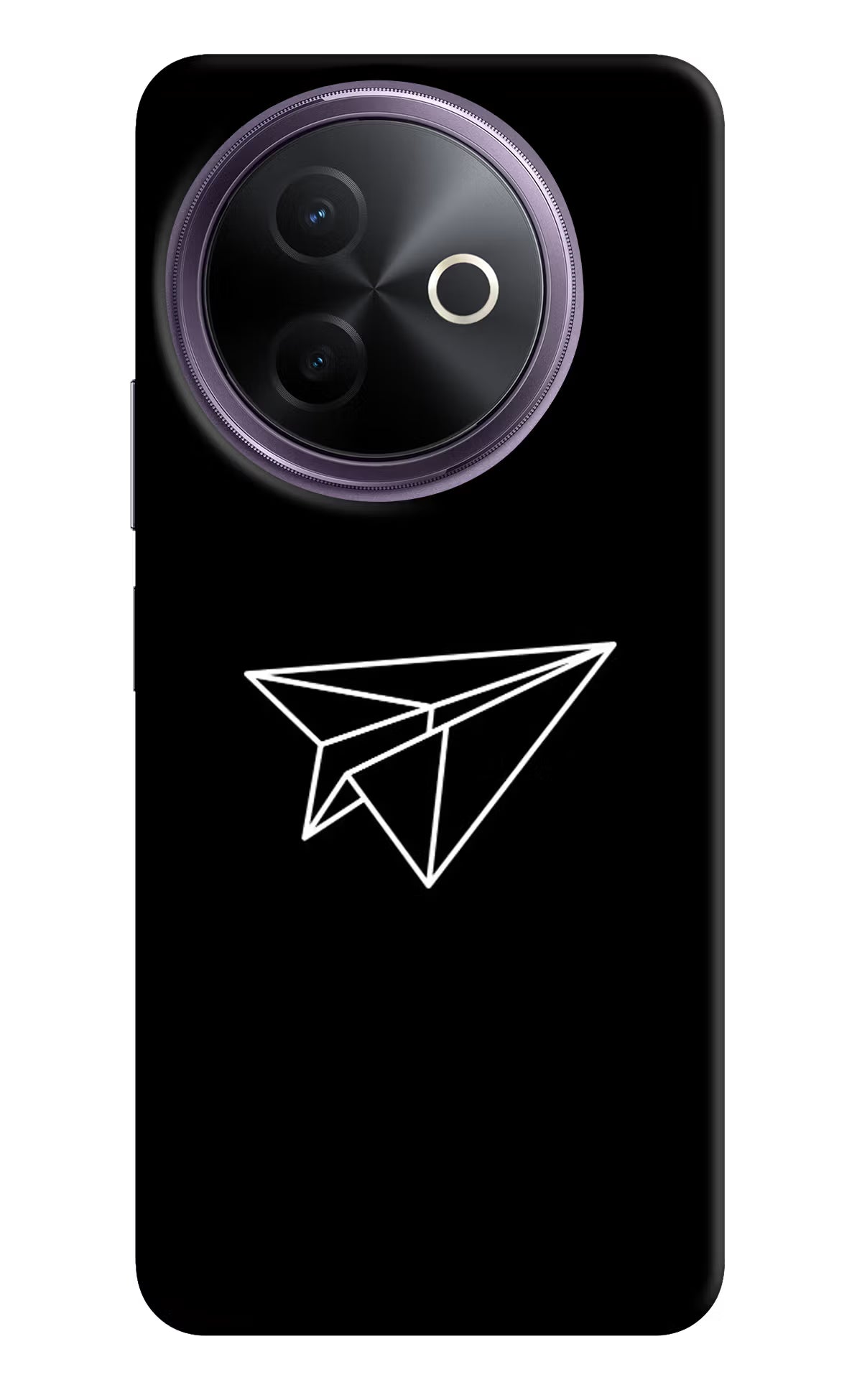 Paper Plane White Vivo Y39 5G Back Cover