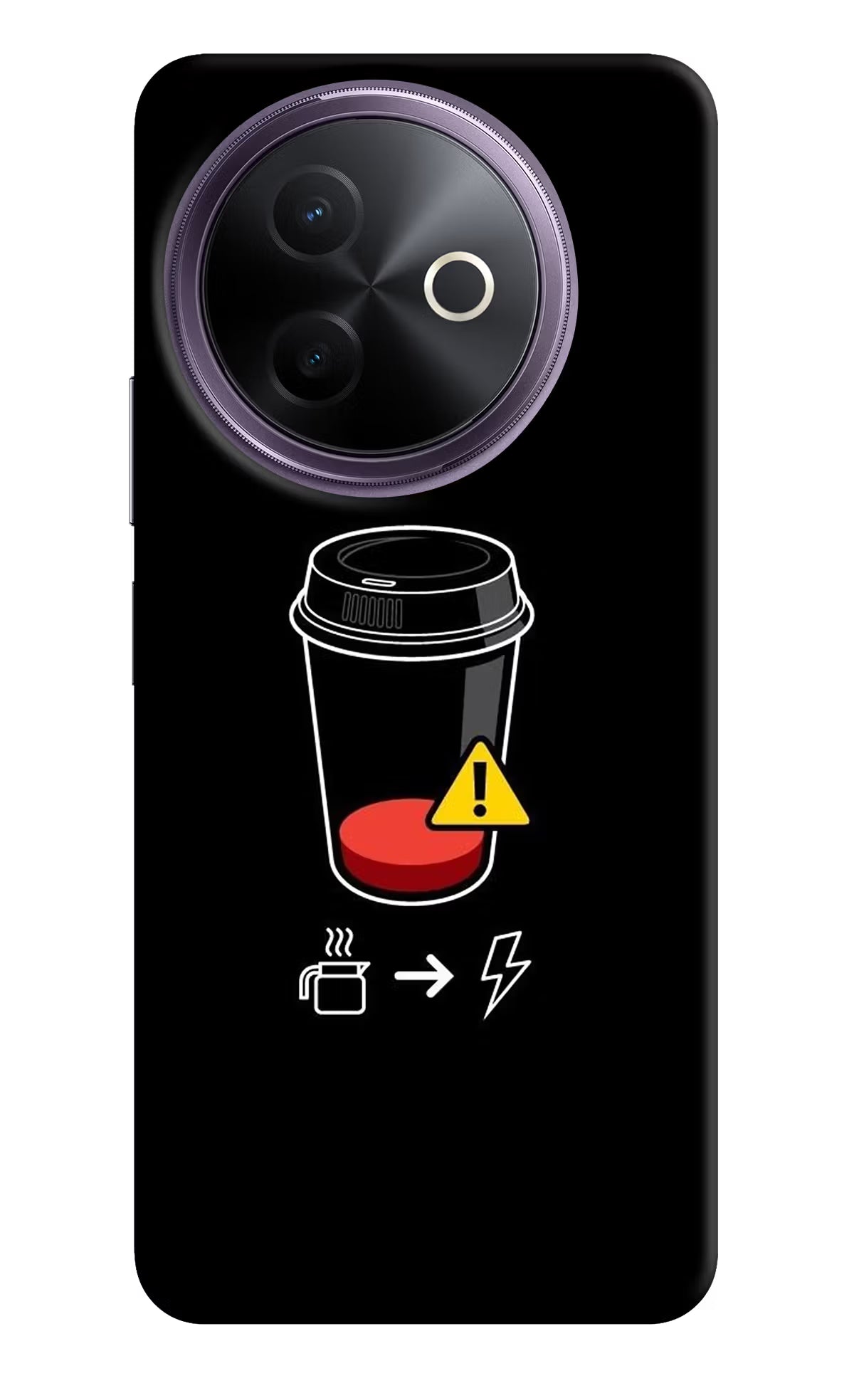 Coffee Vivo Y39 5G Back Cover