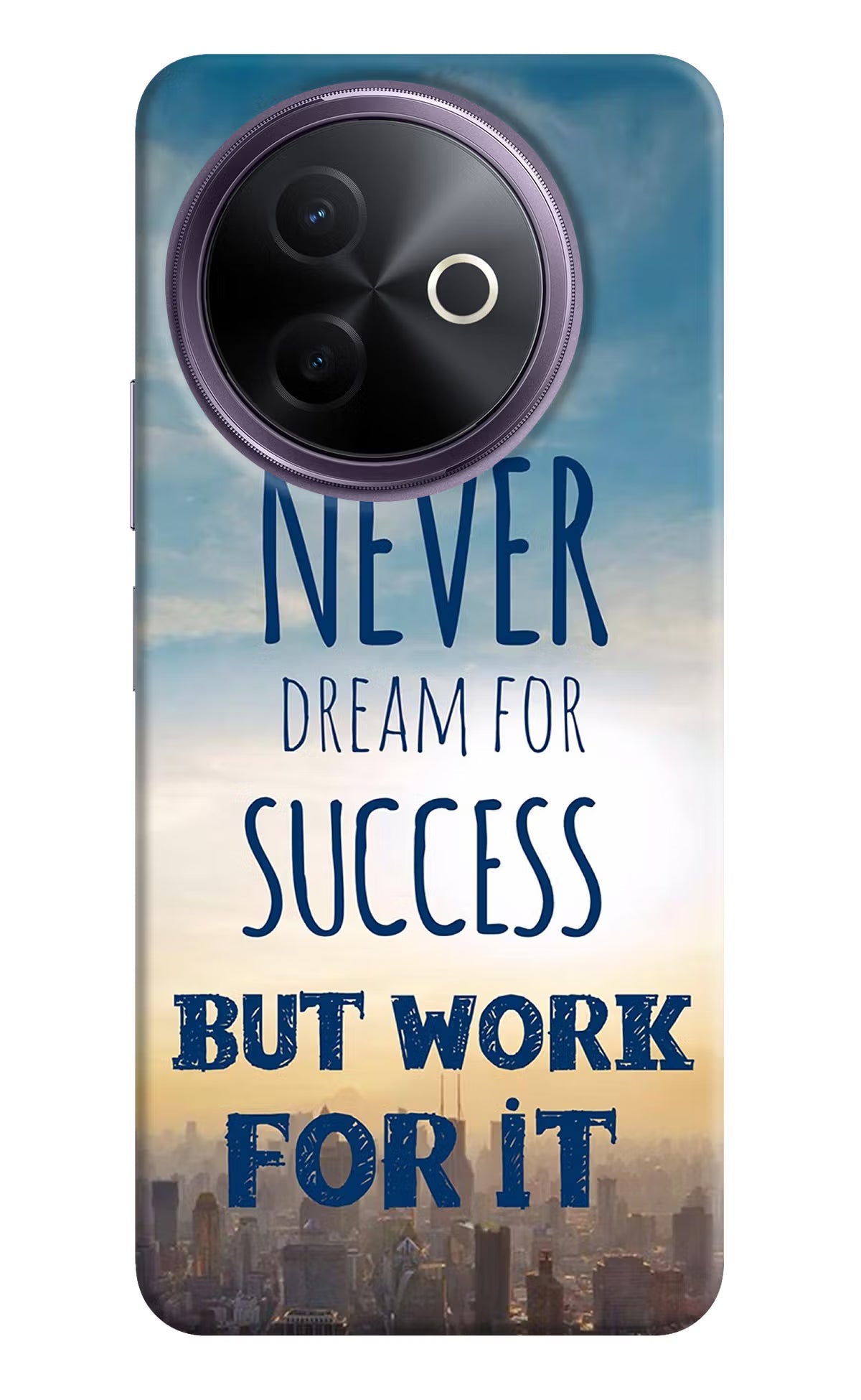 Never Dream For Success But Work For It Vivo Y39 5G Back Cover