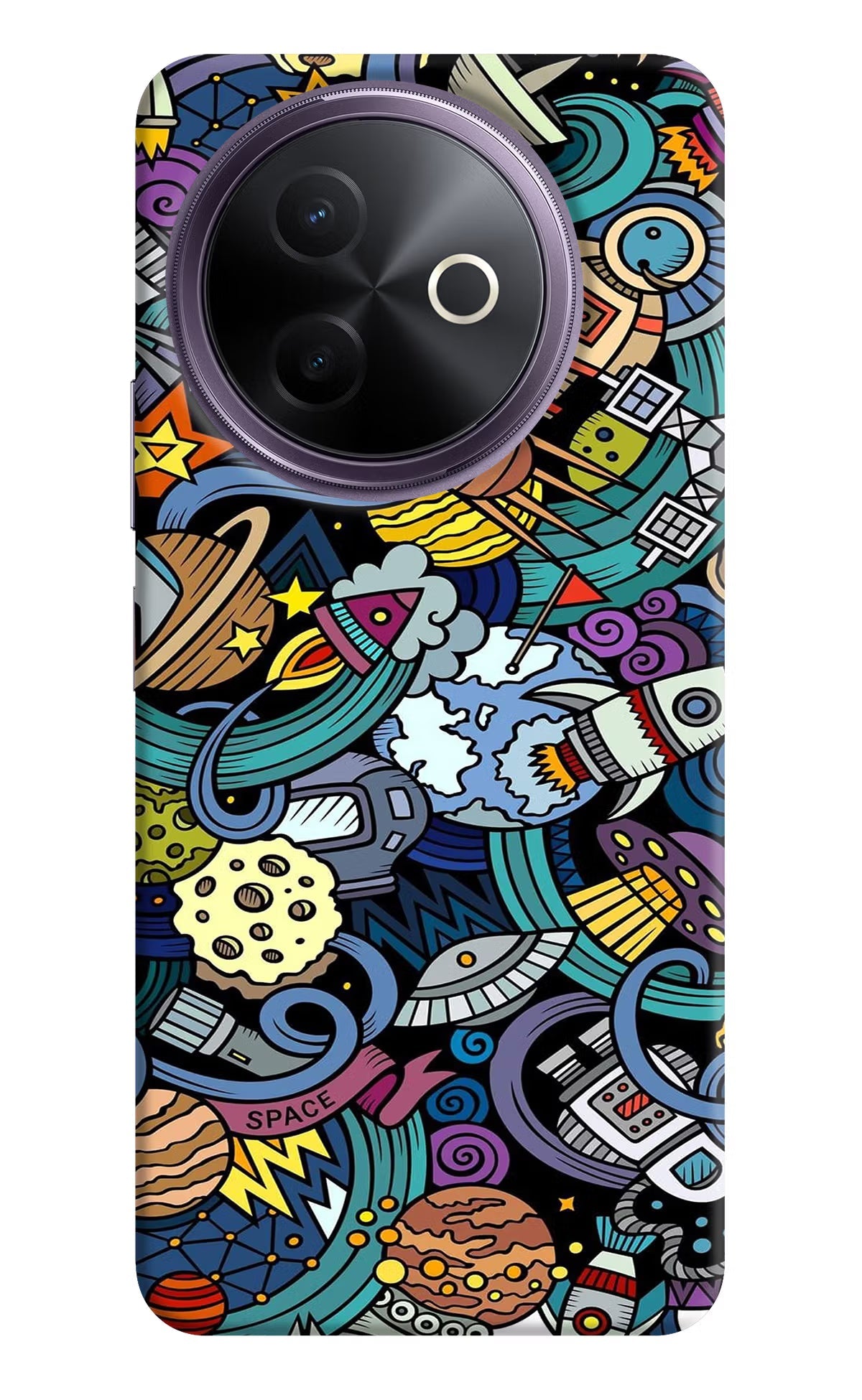 Space Abstract Vivo Y39 5G Back Cover