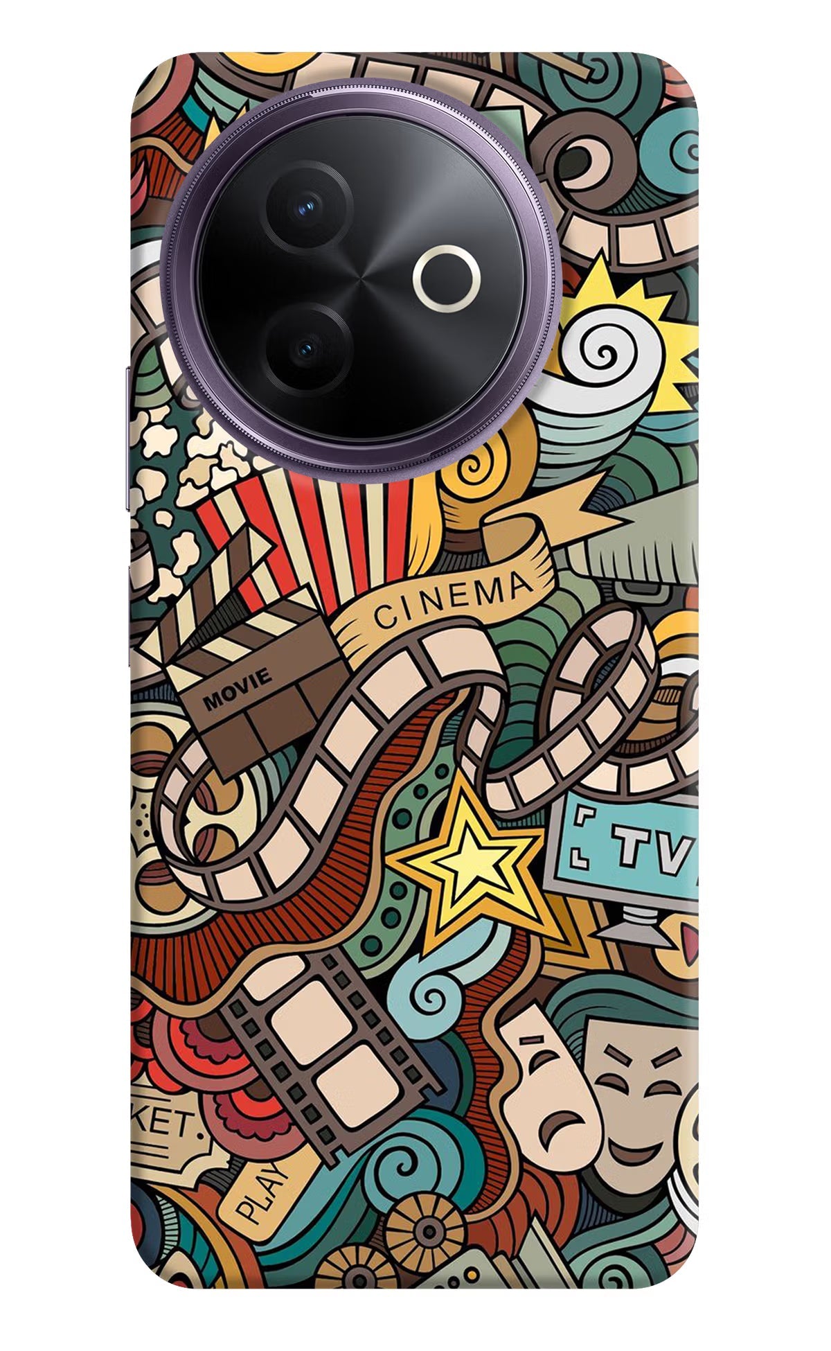 Cinema Abstract Vivo Y39 5G Back Cover