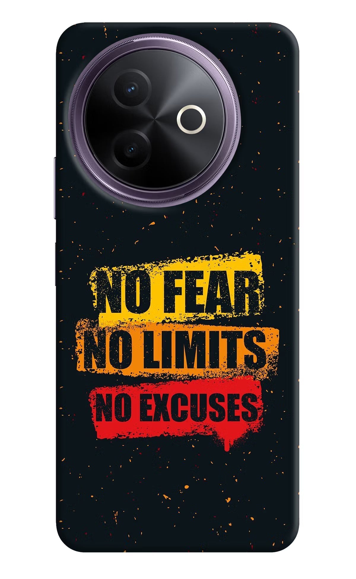 No Fear No Limits No Excuse Vivo Y39 5G Back Cover