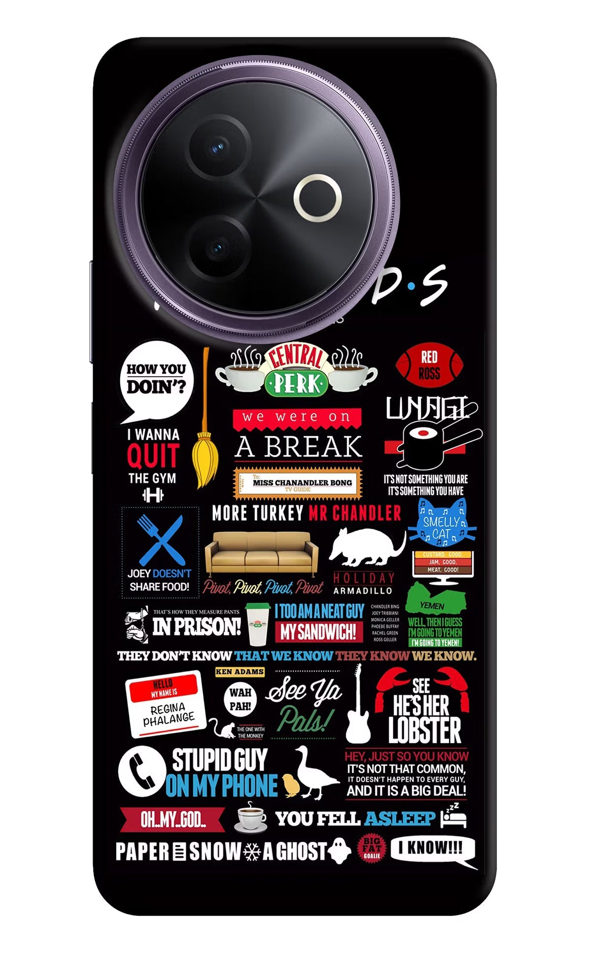 FRIENDS Vivo Y39 5G Back Cover