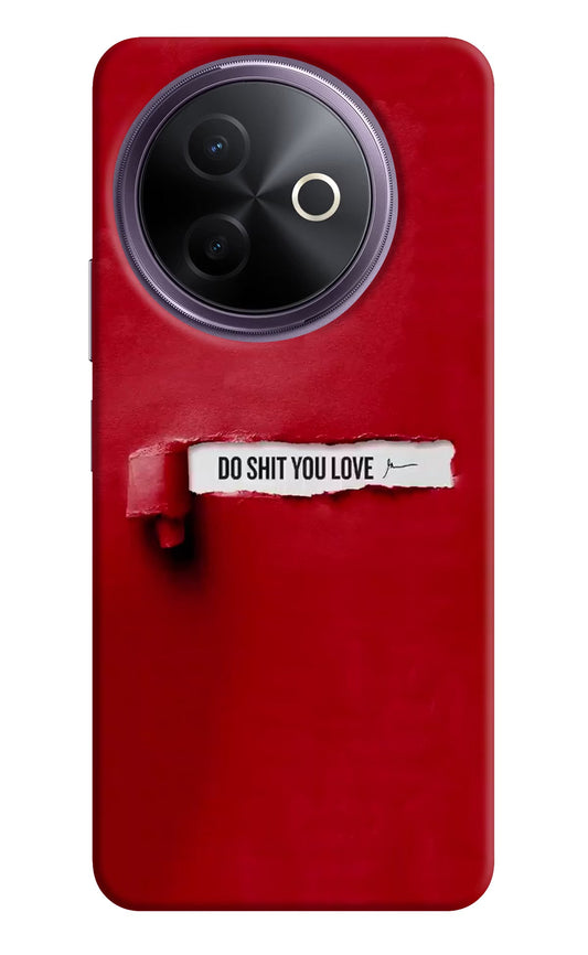 Do Shit You Love Vivo Y39 5G Back Cover