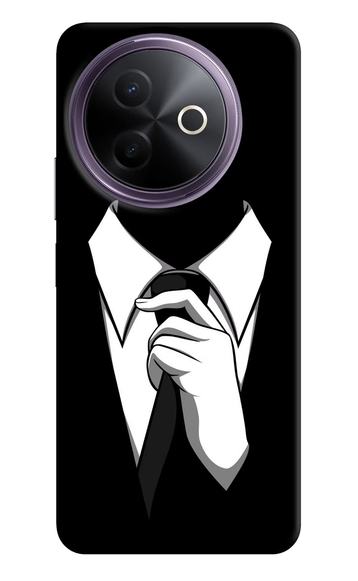 Black Tie Vivo Y39 5G Back Cover