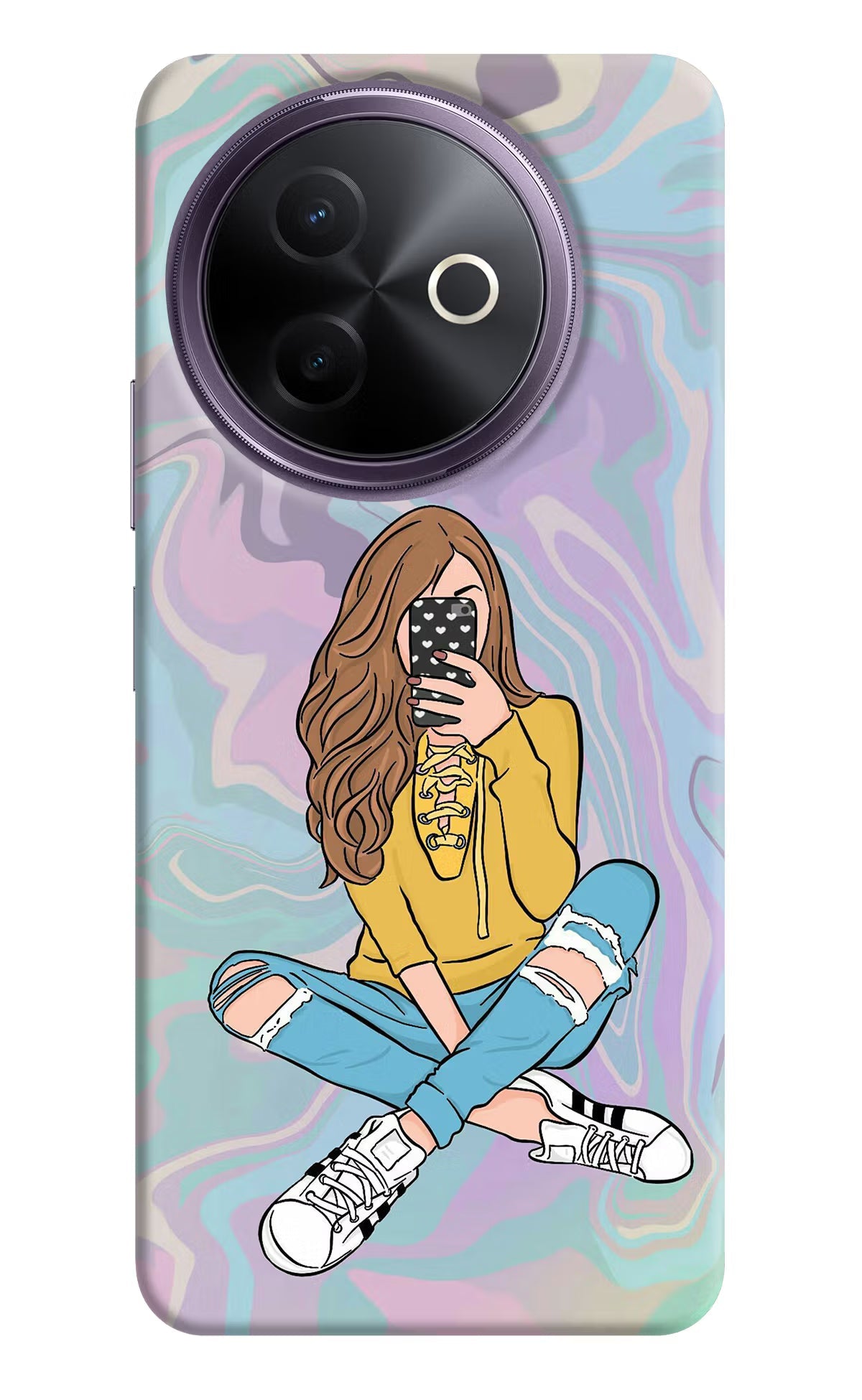 Selfie Girl Vivo Y39 5G Back Cover