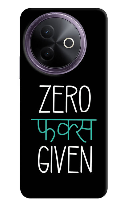 Zero Fucks Given Vivo Y39 5G Back Cover