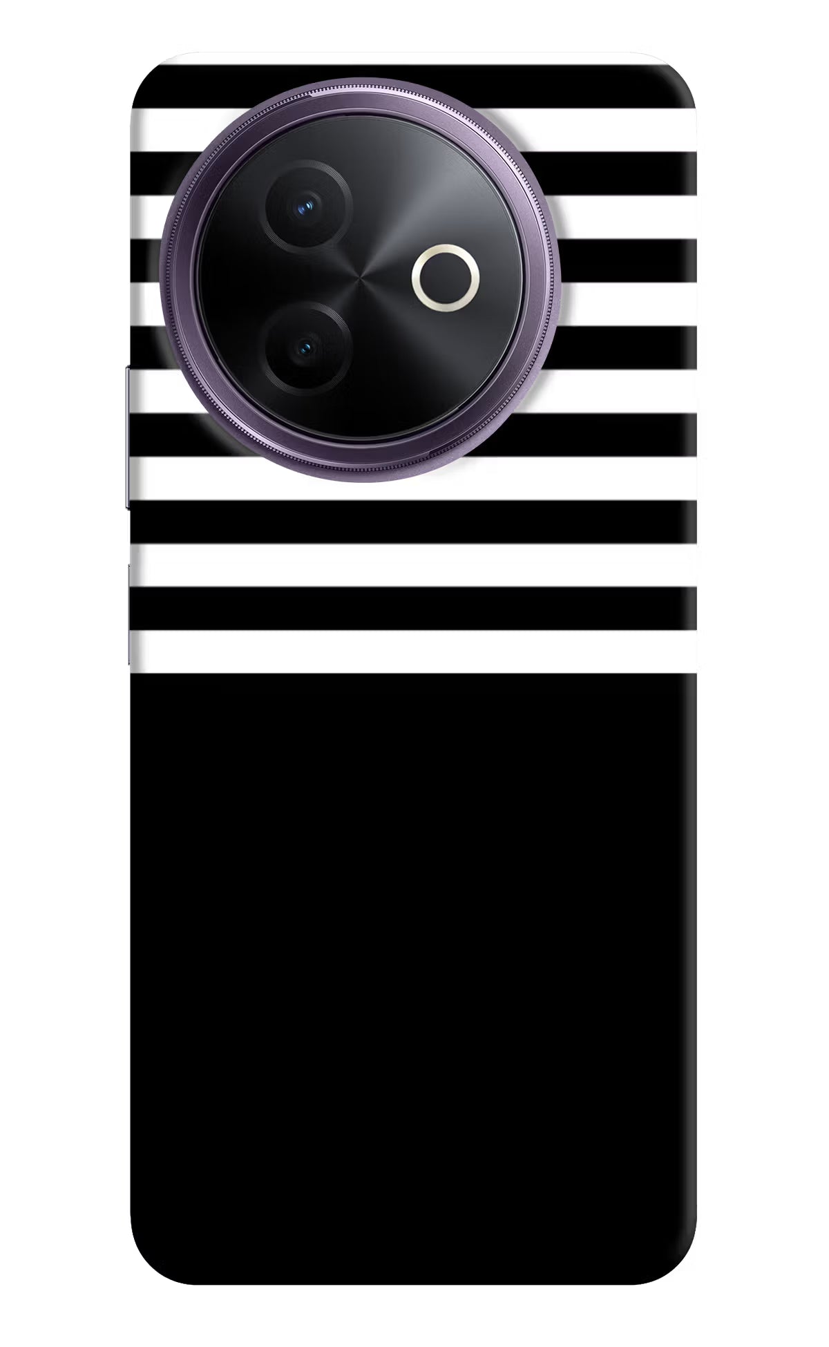 Black and White Print Vivo Y39 5G Back Cover