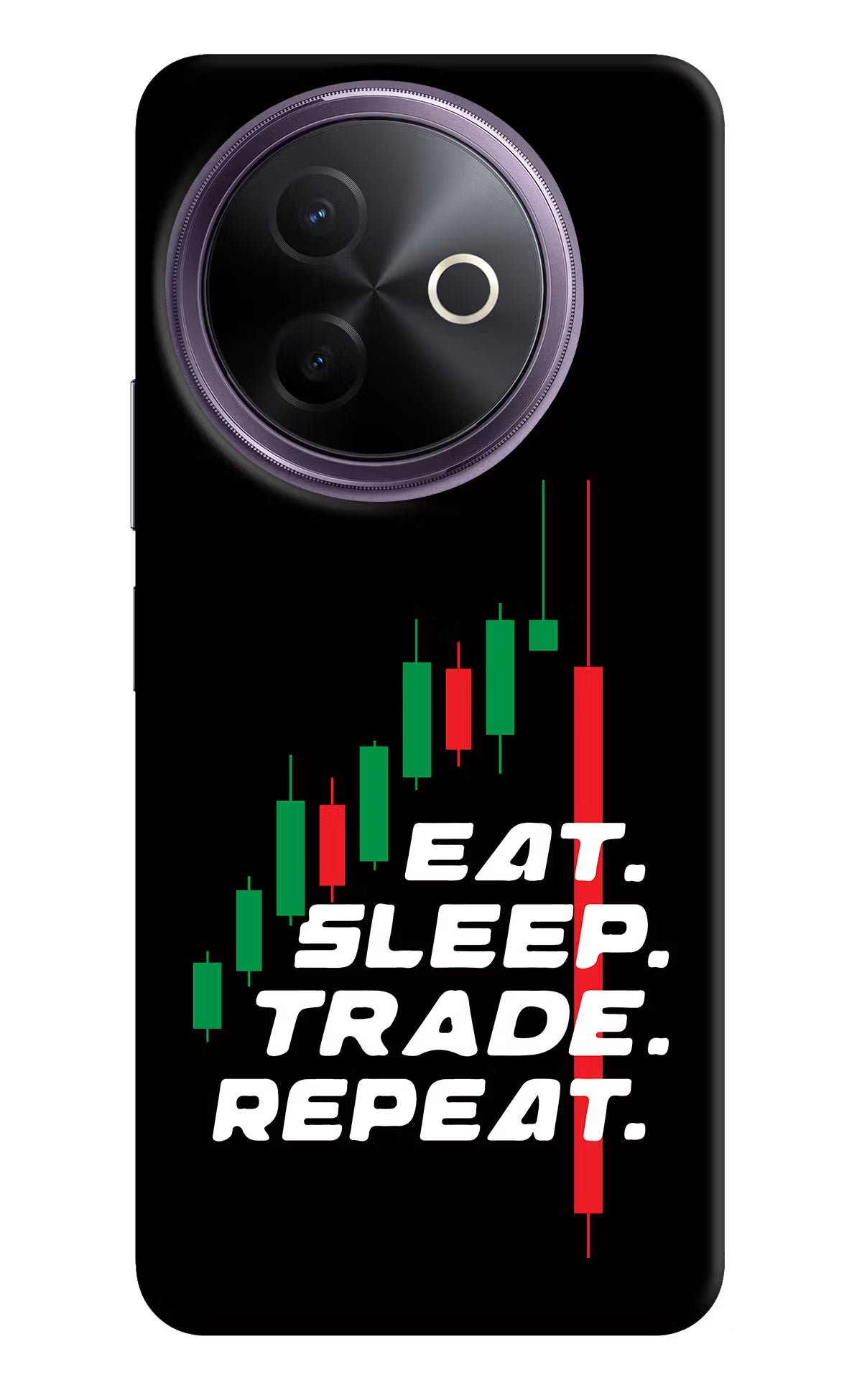 Eat Sleep Trade Repeat Vivo Y39 5G Back Cover