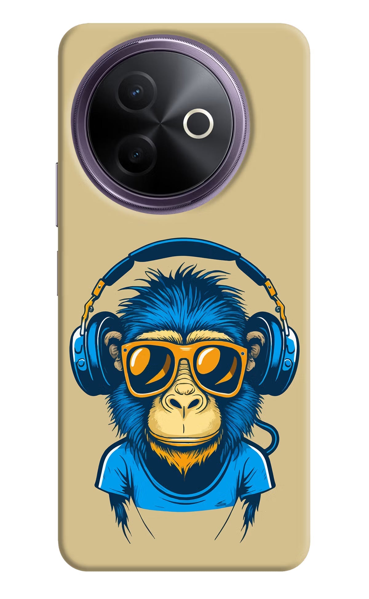 Monkey Headphone Vivo Y39 5G Back Cover