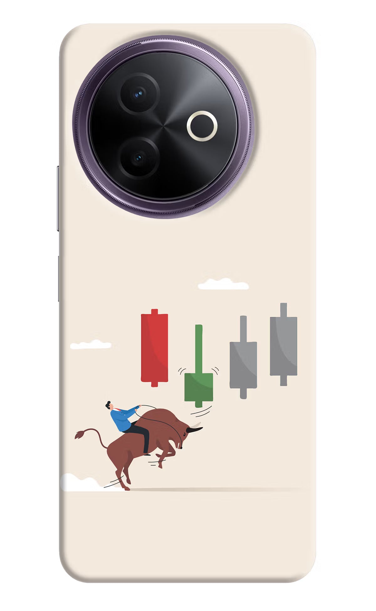 Bull Trading Momentum Vivo Y39 5G Back Cover