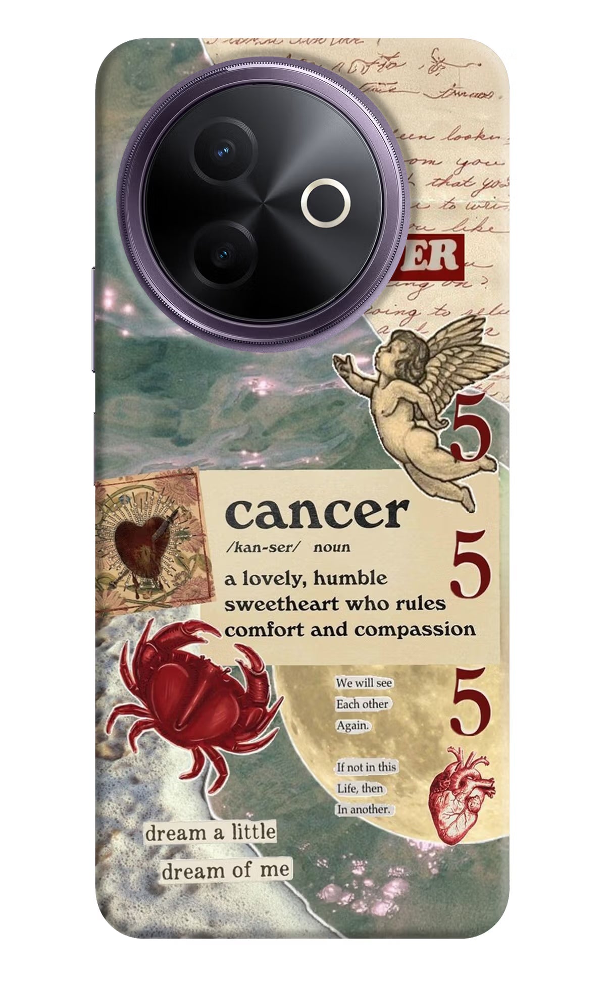 Cancer Zodiac Vivo Y39 5G Back Cover