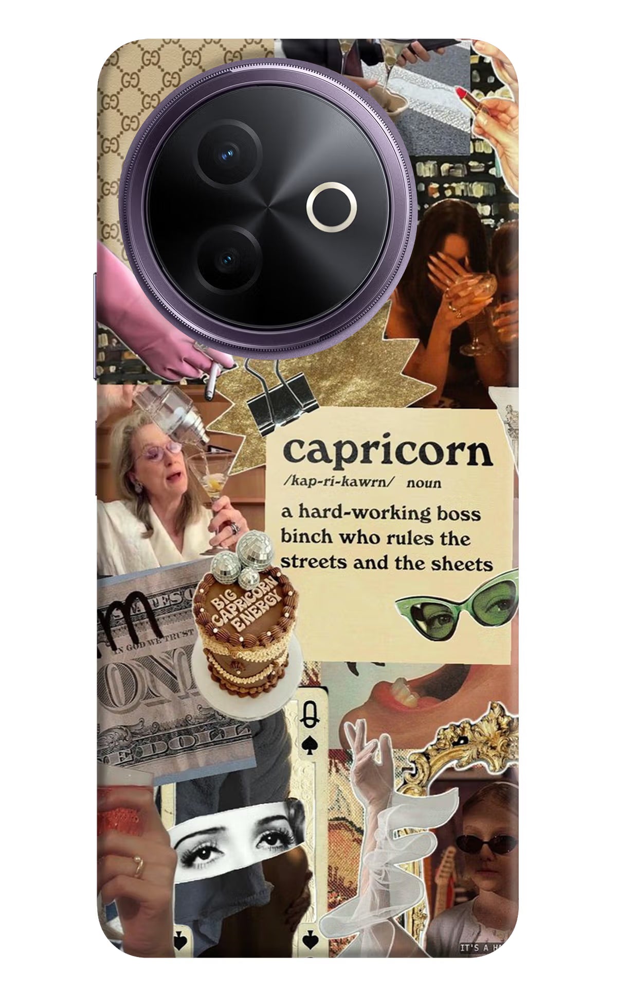 Capricorn Zodiac Vivo Y39 5G Back Cover