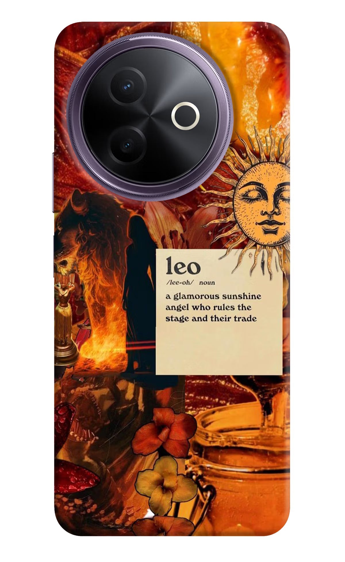 Leo Zodiac Vivo Y39 5G Back Cover