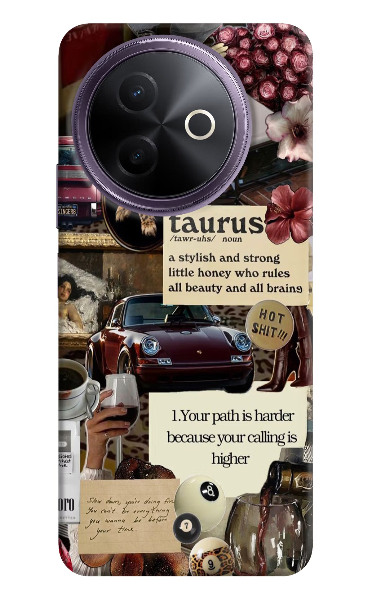 Taurus Zodiac Vivo Y39 5G Back Cover