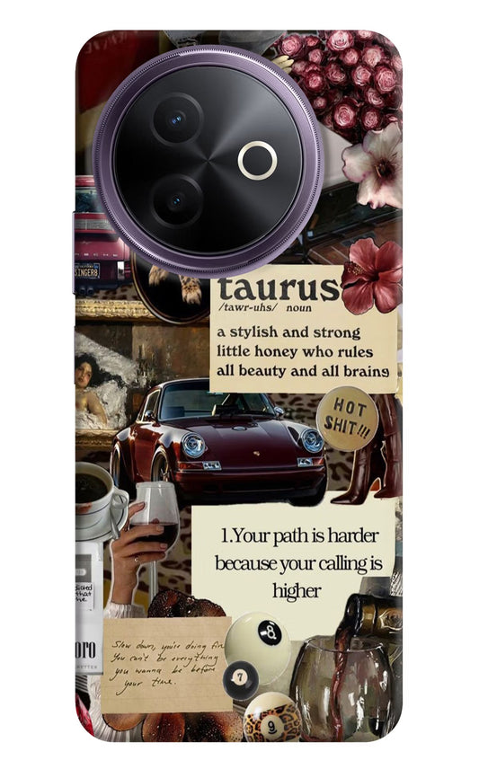 Taurus Zodiac Vivo Y39 5G Back Cover