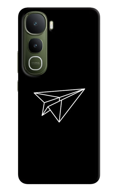Paper Plane White Vivo Y400 5G Back Cover