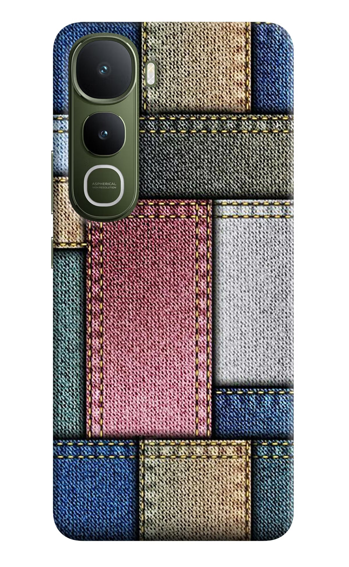 Multicolor Jeans Vivo Y400 5G Back Cover