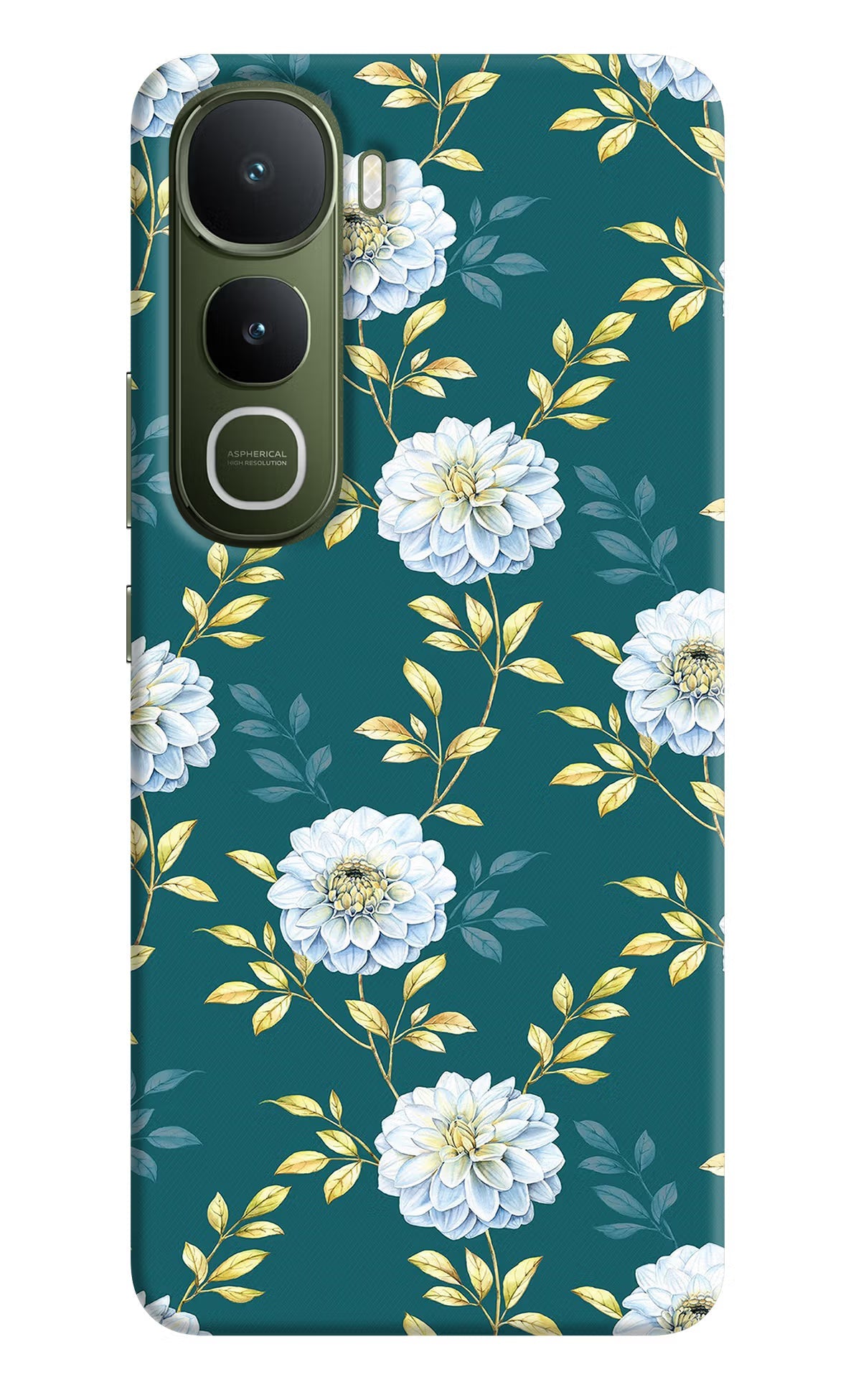 Flowers Vivo Y400 5G Back Cover