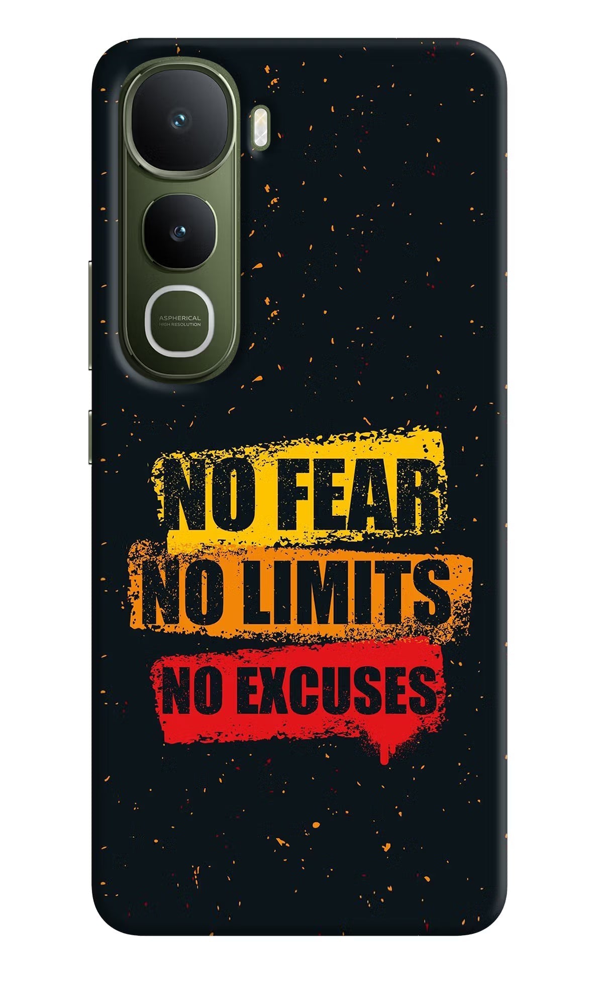 No Fear No Limits No Excuse Vivo Y400 5G Back Cover