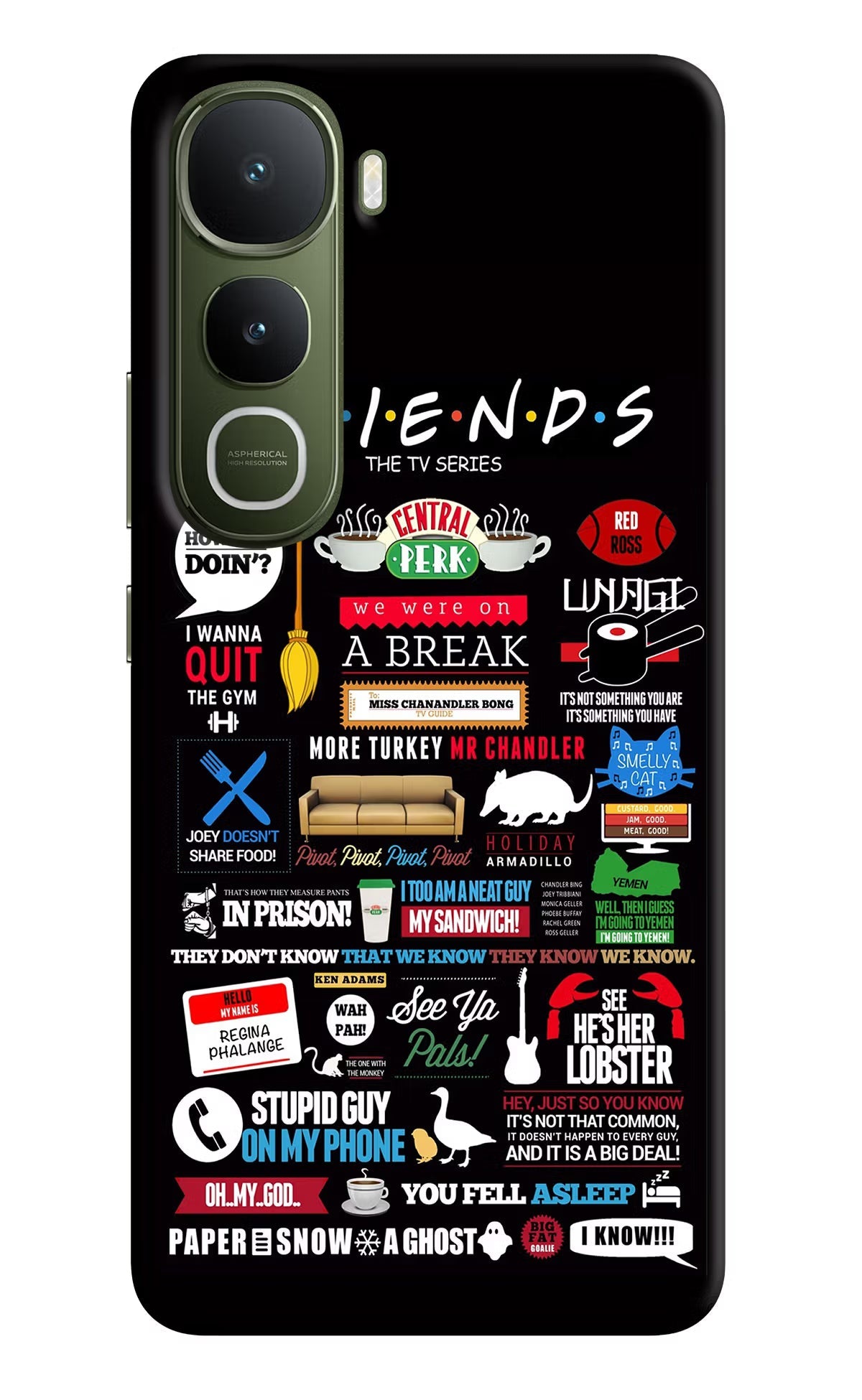FRIENDS Vivo Y400 5G Back Cover