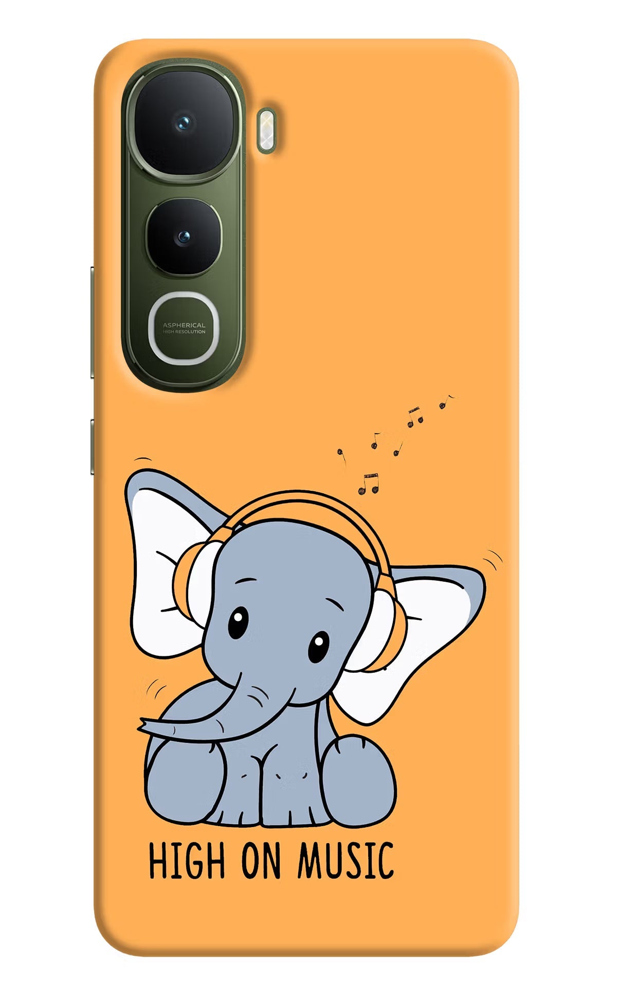 High On Music Vivo Y400 5G Back Cover