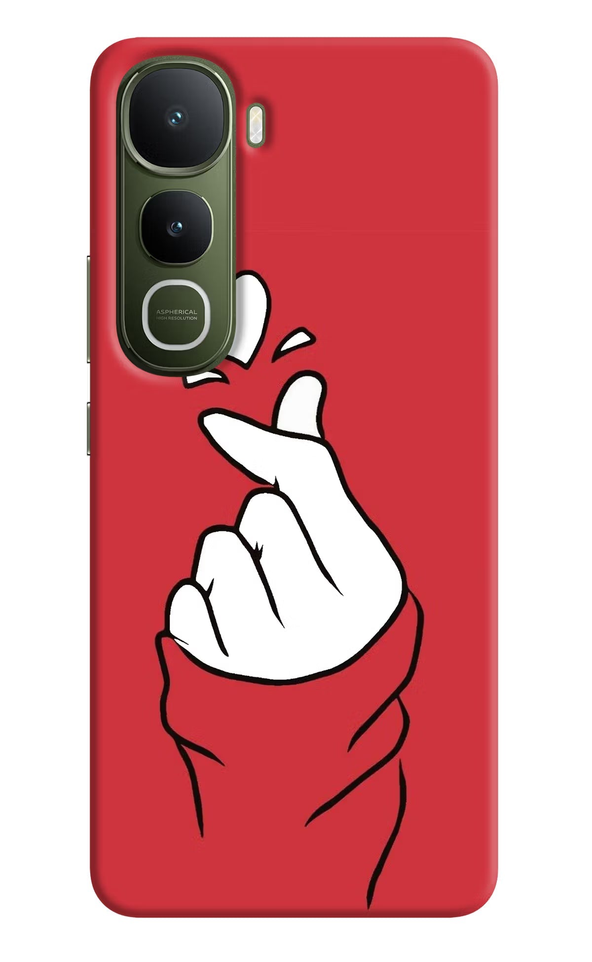 Korean Love Sign Vivo Y400 5G Back Cover