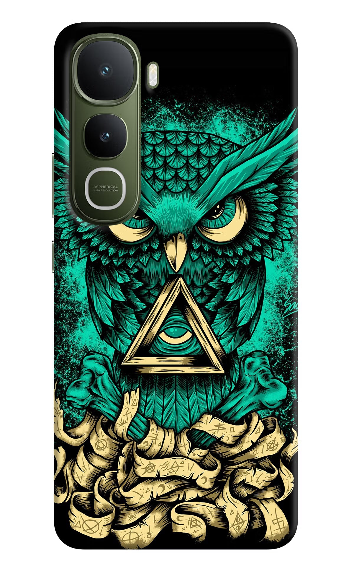 Green Owl Vivo Y400 5G Back Cover