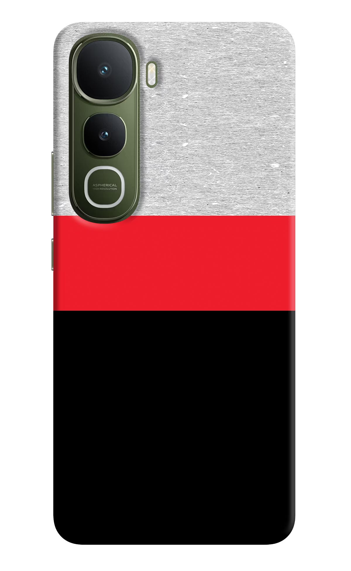 Tri Color Pattern Vivo Y400 5G Back Cover