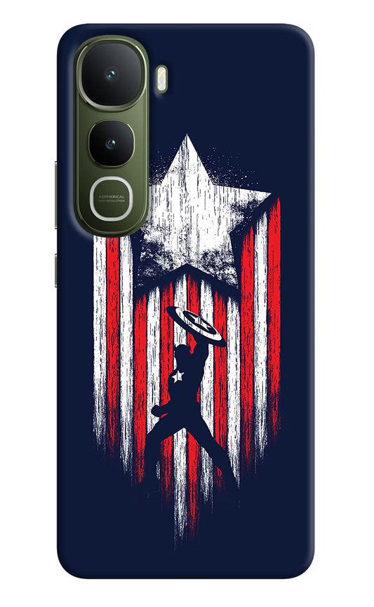 Captain America Marvel Art Vivo Y400 5G Back Cover