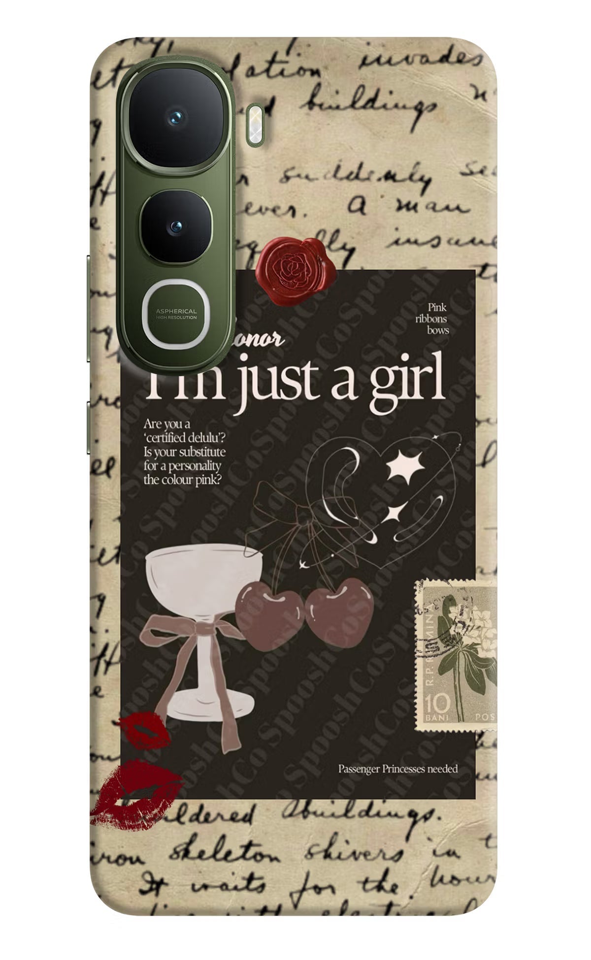 I am just a girl Vivo Y400 5G Back Cover