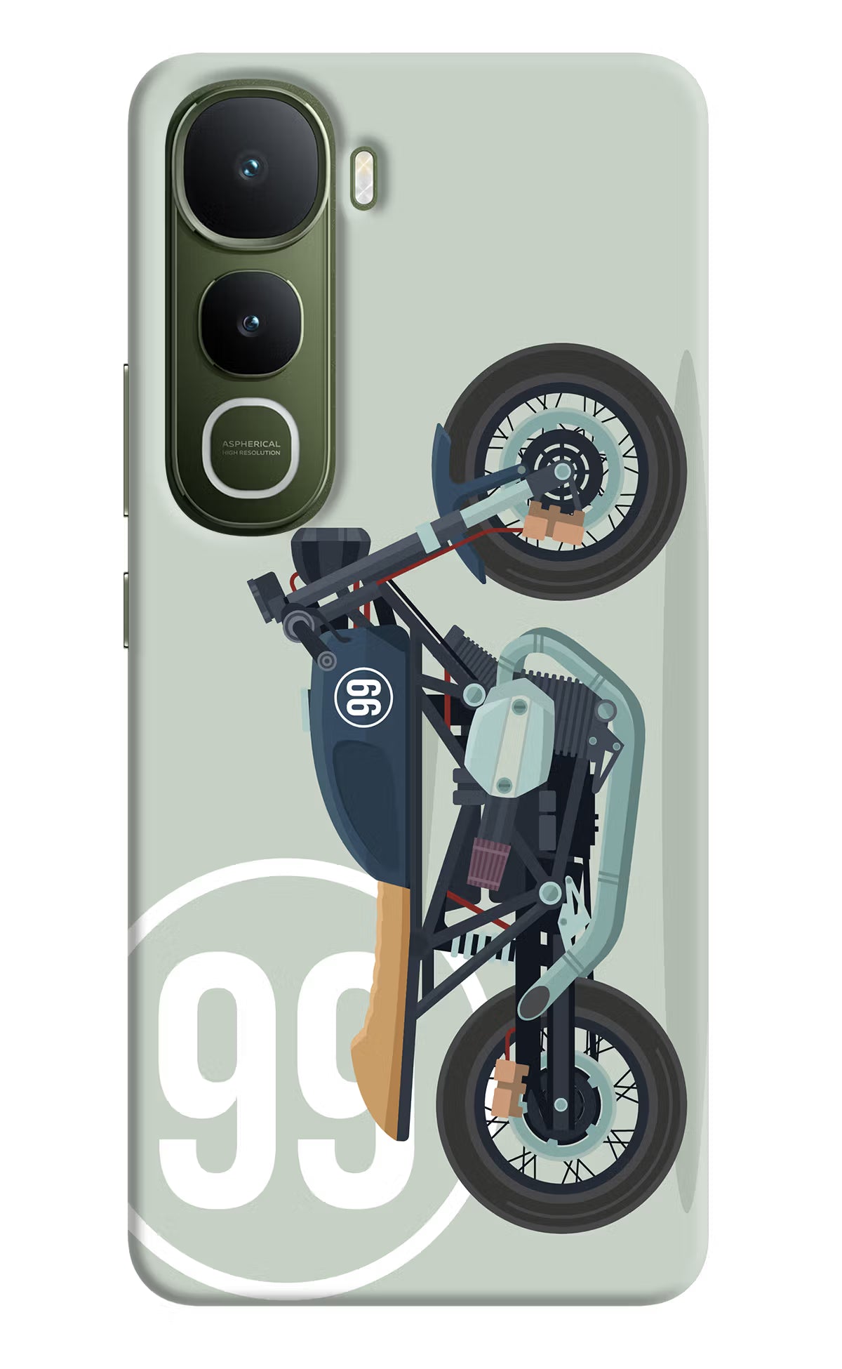 Classic Cafe Racer 99 Vivo Y400 5G Back Cover