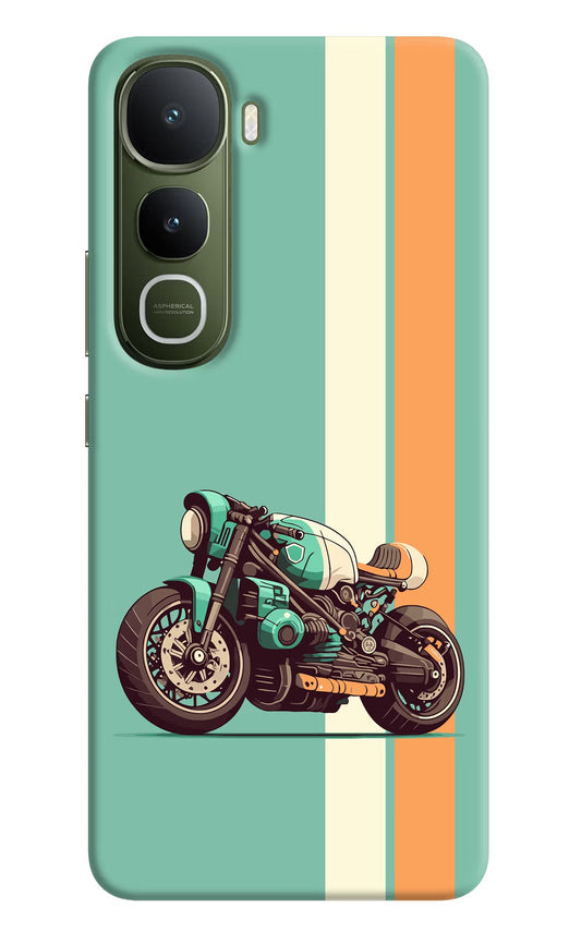 Striped Moto Drift Vivo Y400 5G Back Cover