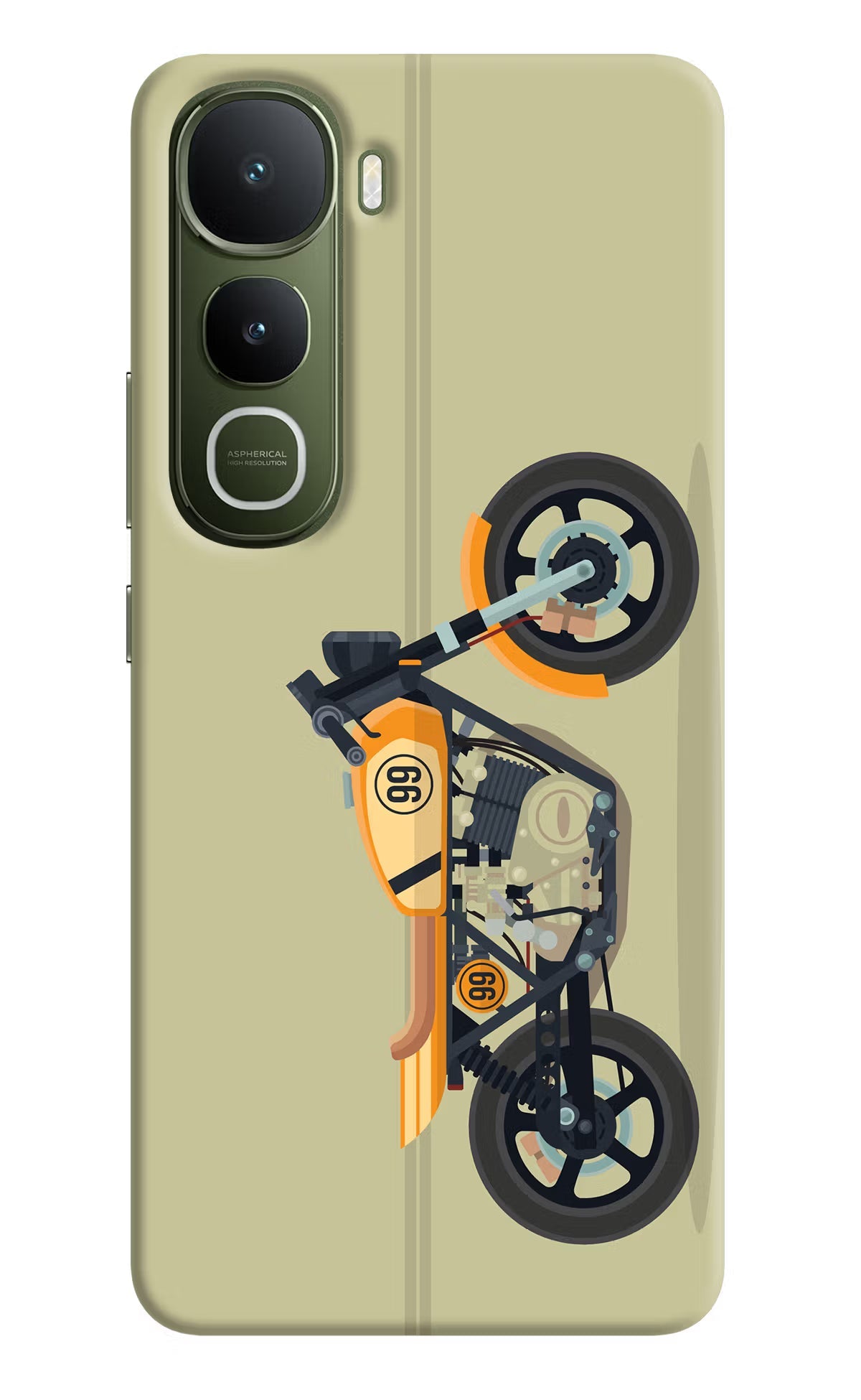 Vertical Speedster Vivo Y400 5G Back Cover